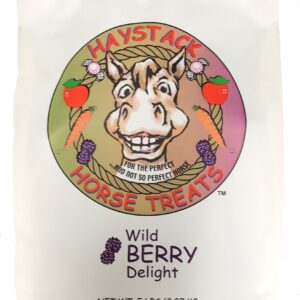 HAYSTACK WILDBERRY HORSE TREATS - 5 LB BAG